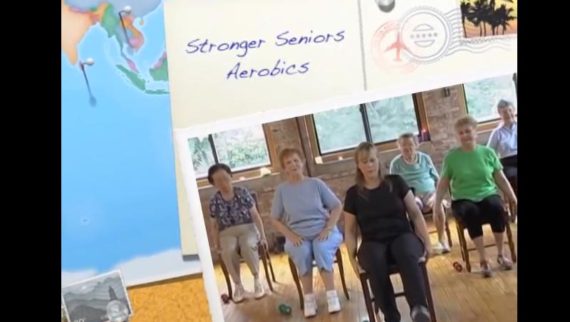 Senior Exercise Aerobic Video, Elderly Exercise, Chair Exercise